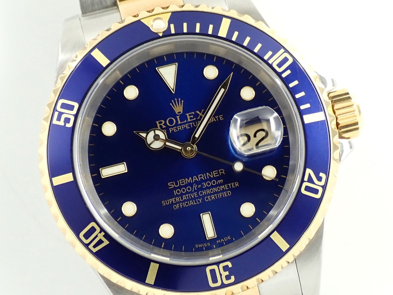 Rolex Submariner Date Ref.16613 SS/YG Blue Dial