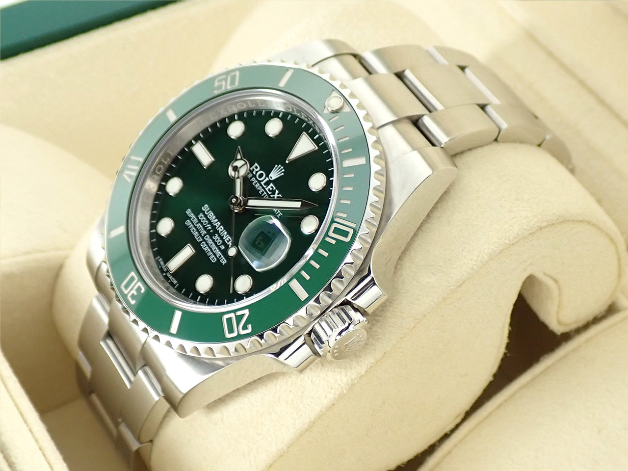 Rolex Submariner Date Ref.116610LV SS Green Dial