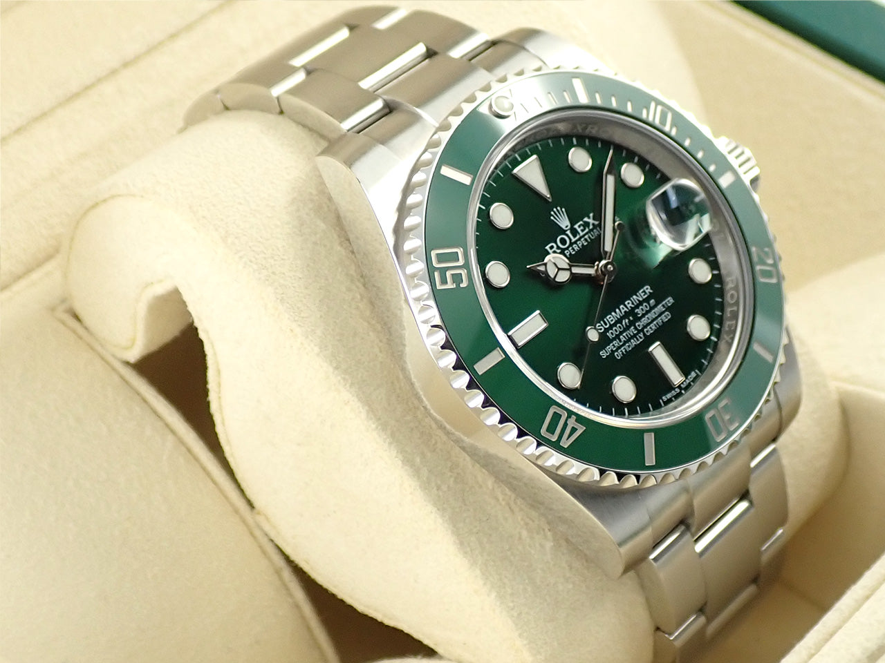 Rolex Submariner Date Ref.116610LV SS Green Dial