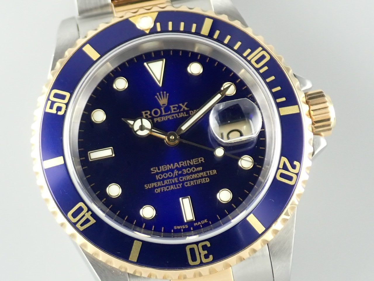 Rolex Submariner combination model blue sub Y serial number &lt;warranty, box, etc.&gt;