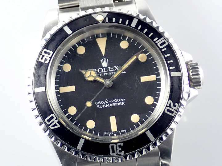 ロレックス サブマリーナー Ref.5513 ブラック文字盤 中古 submariner-434