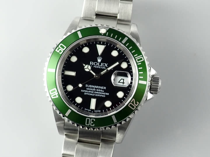 ロレックス サブマリーナー Ref.16610LV ブラック文字盤 美品 submariner-438