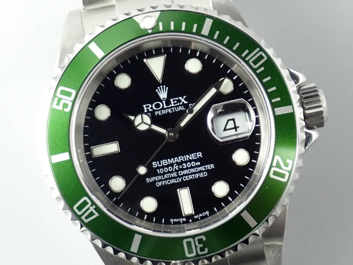 ロレックス サブマリーナー Ref.16610LV ブラック文字盤 美品 submariner-438