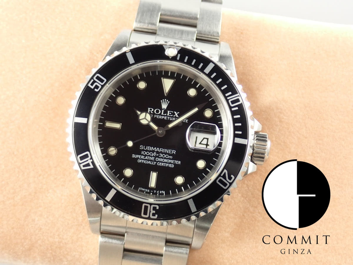 ロレックス サブマリーナー Ref.16610 ブラック文字盤 中古 submariner-450