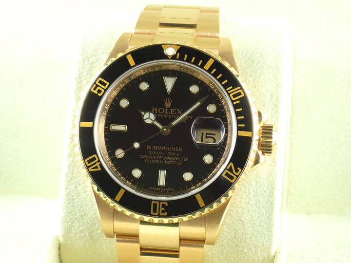 ロレックス サブマリーナー Ref.16618 ブラック文字盤 中古 submariner-451