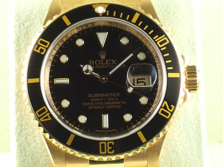 ロレックス サブマリーナー Ref.16618 ブラック文字盤 中古 submariner-451