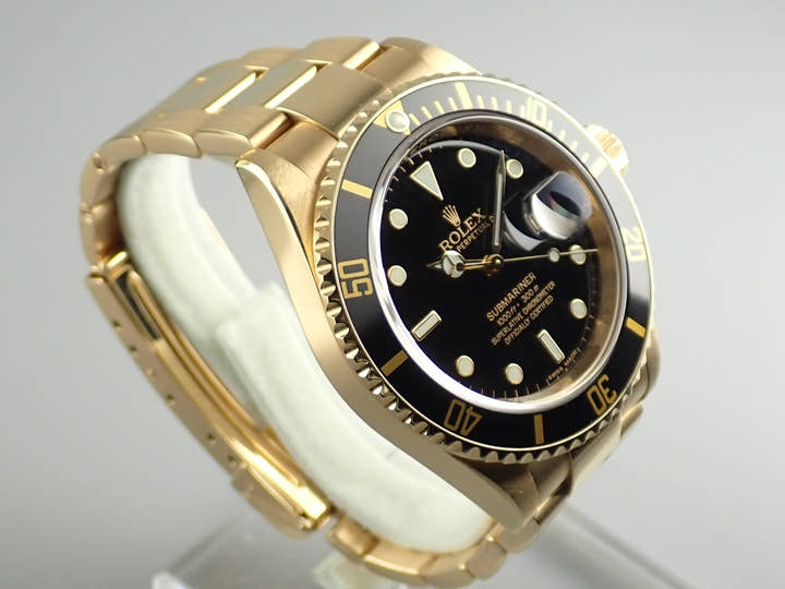 ロレックス サブマリーナー Ref.16618 ブラック文字盤 中古 submariner-451