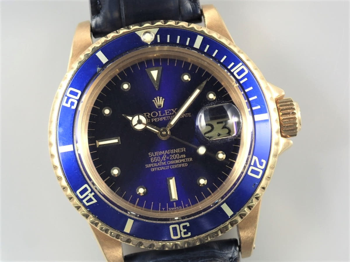 ロレックス サブマリーナー Ref.1680/8 ブルー文字盤 中古 J23ONYEN