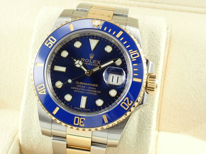 ロレックス サブマリーナー Ref.116613LB ブルー文字盤 中古 submariner-488