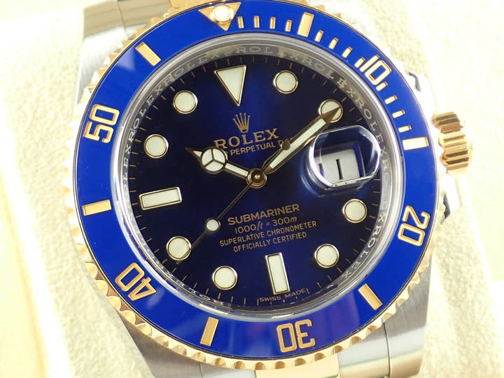 ロレックス サブマリーナー Ref.116613LB ブルー文字盤 中古 submariner-488
