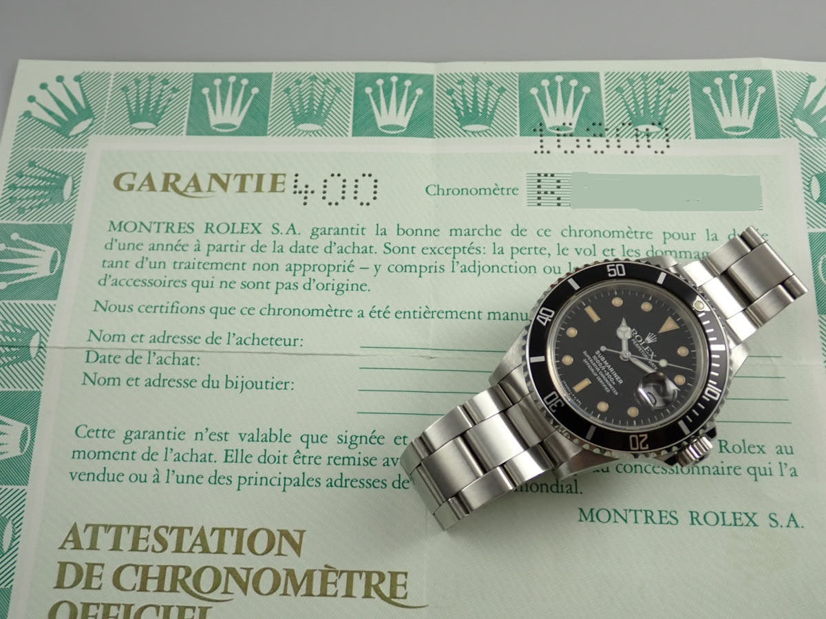 ロレックス サブマリーナー Ref.168000 ブラック文字盤 中古 submariner-489