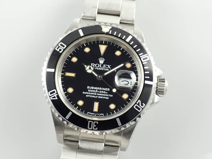 ロレックス サブマリーナー Ref.168000 ブラック文字盤 中古 submariner-489