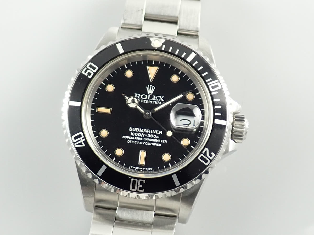 ロレックス サブマリーナー Ref.168000 ブラック文字盤 中古 submariner-489