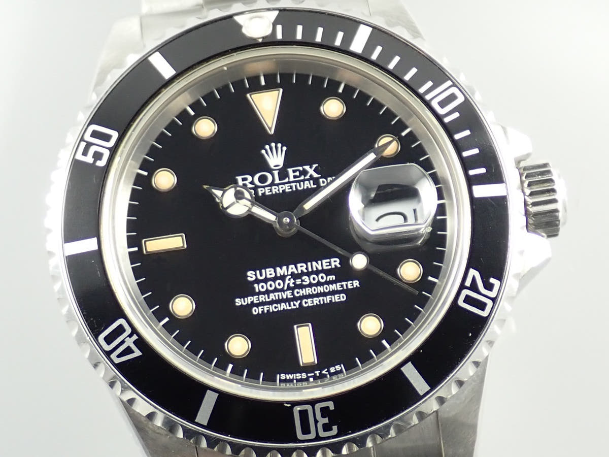 ロレックス サブマリーナー Ref.168000 ブラック文字盤 中古 submariner-489