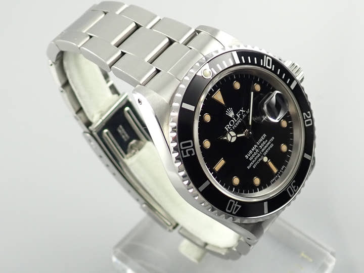 ロレックス サブマリーナー Ref.168000 ブラック文字盤 中古 submariner-489