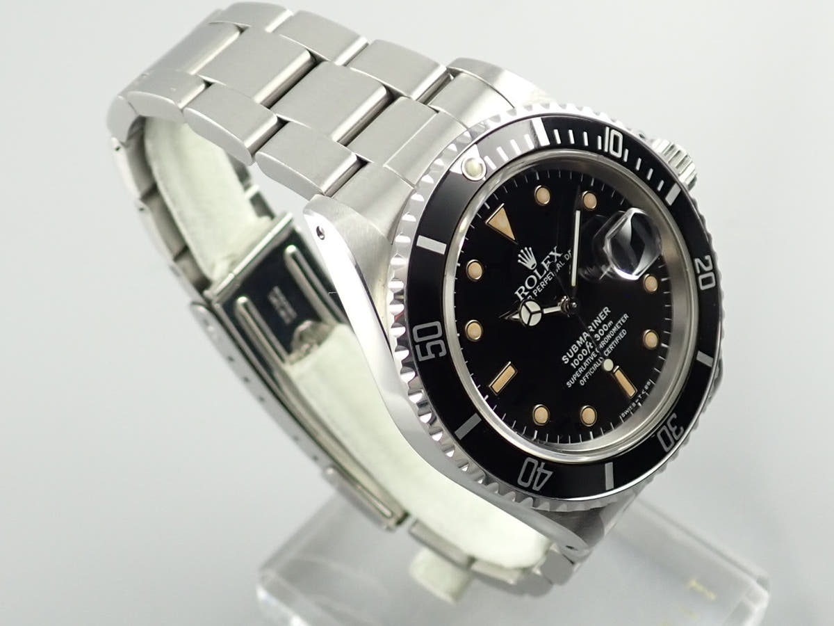 ロレックス サブマリーナー Ref.168000 ブラック文字盤 中古 submariner-489
