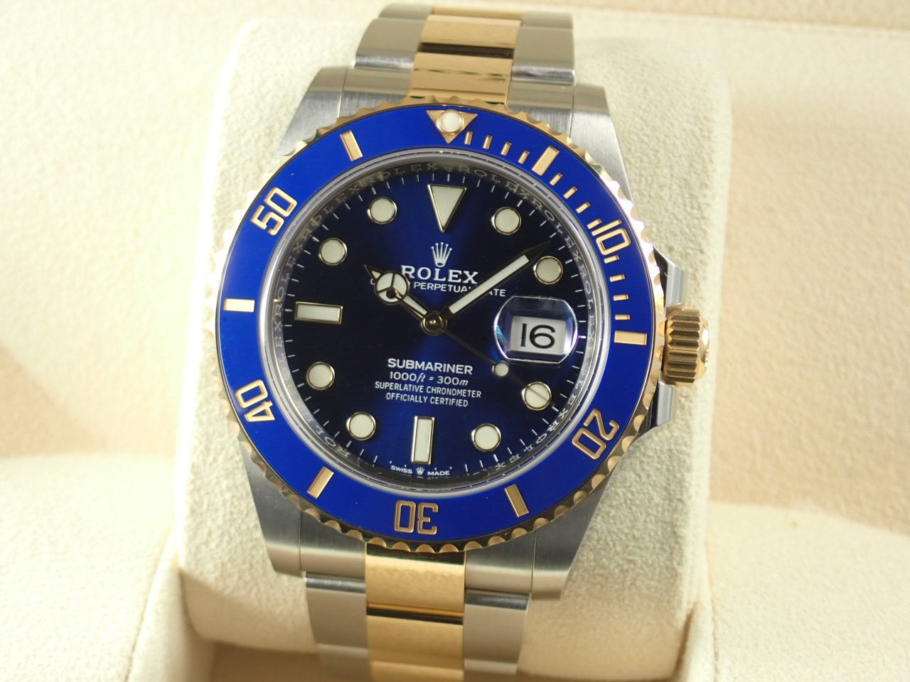 Rolex Submariner combination model blue sub [unused] &lt;&lt; new warranty card, box, etc. &gt;&gt;