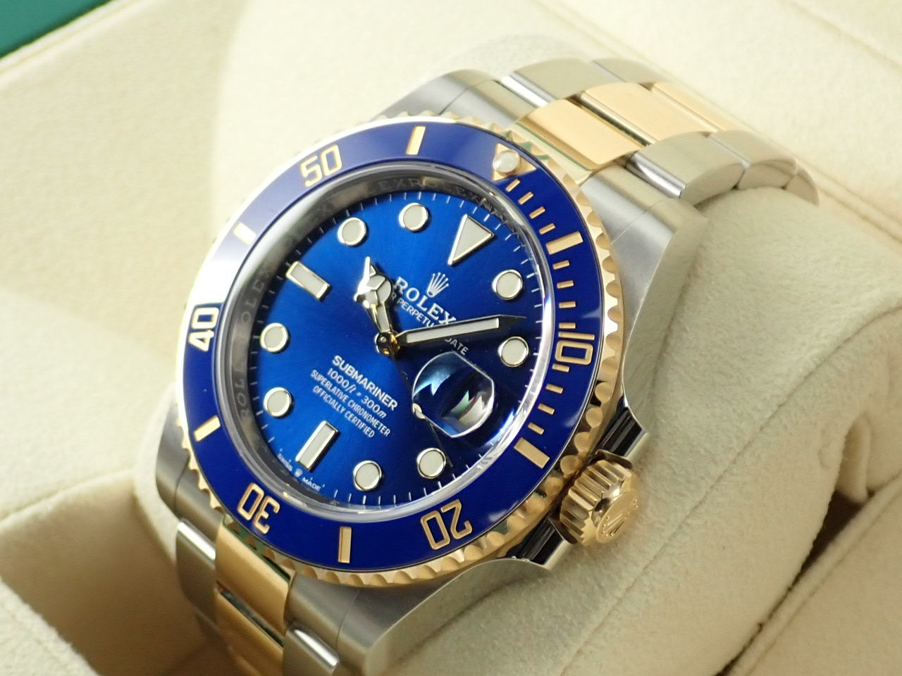 Rolex Submariner combination model blue sub [unused] &lt;&lt; new warranty card, box, etc. &gt;&gt;