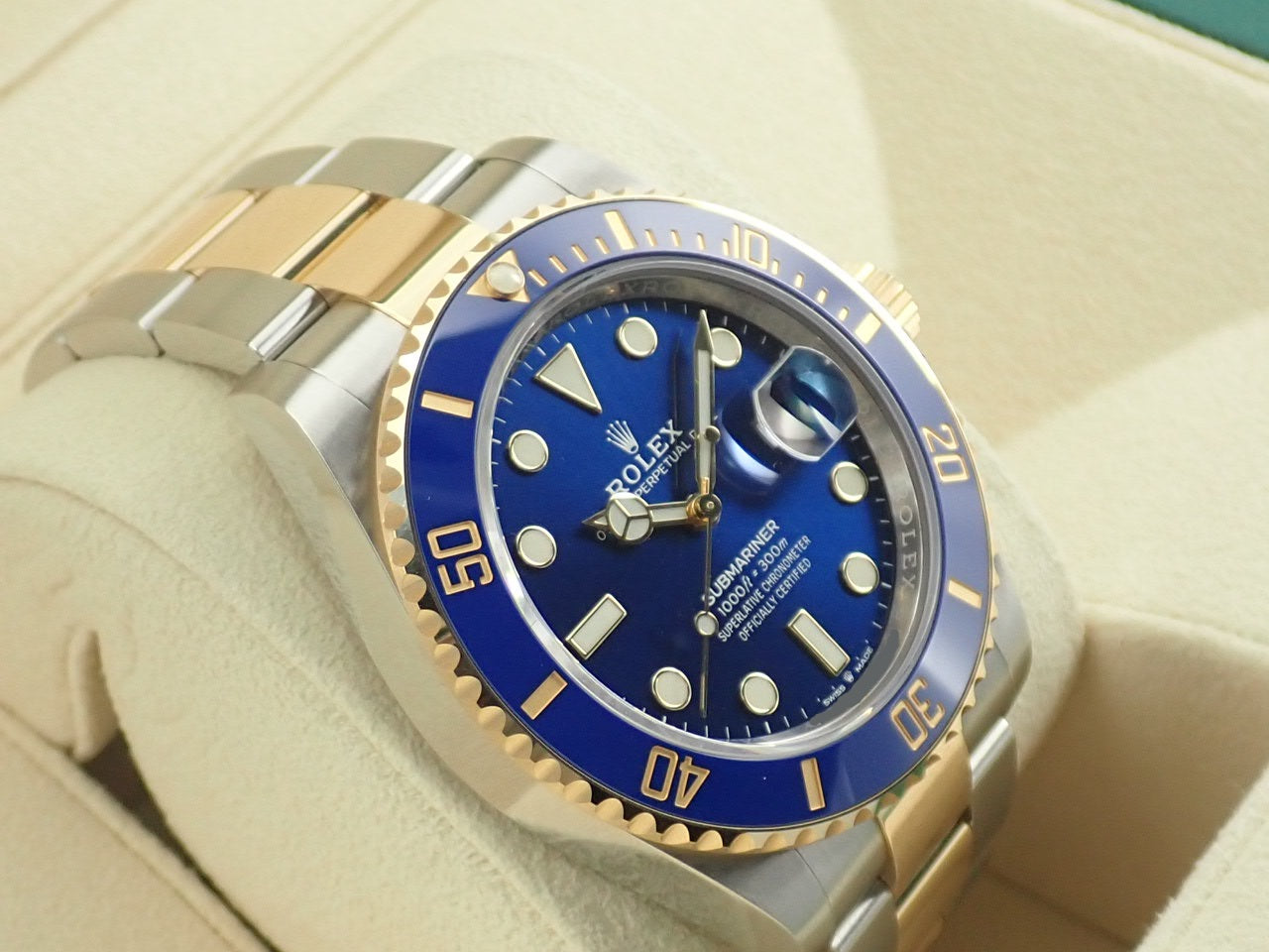 Rolex Submariner combination model blue sub [unused] &lt;&lt; new warranty card, box, etc. &gt;&gt;