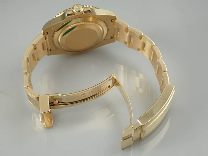 Rolex Submariner Date Ref. 116618LB Yellow Gold Blue Dial