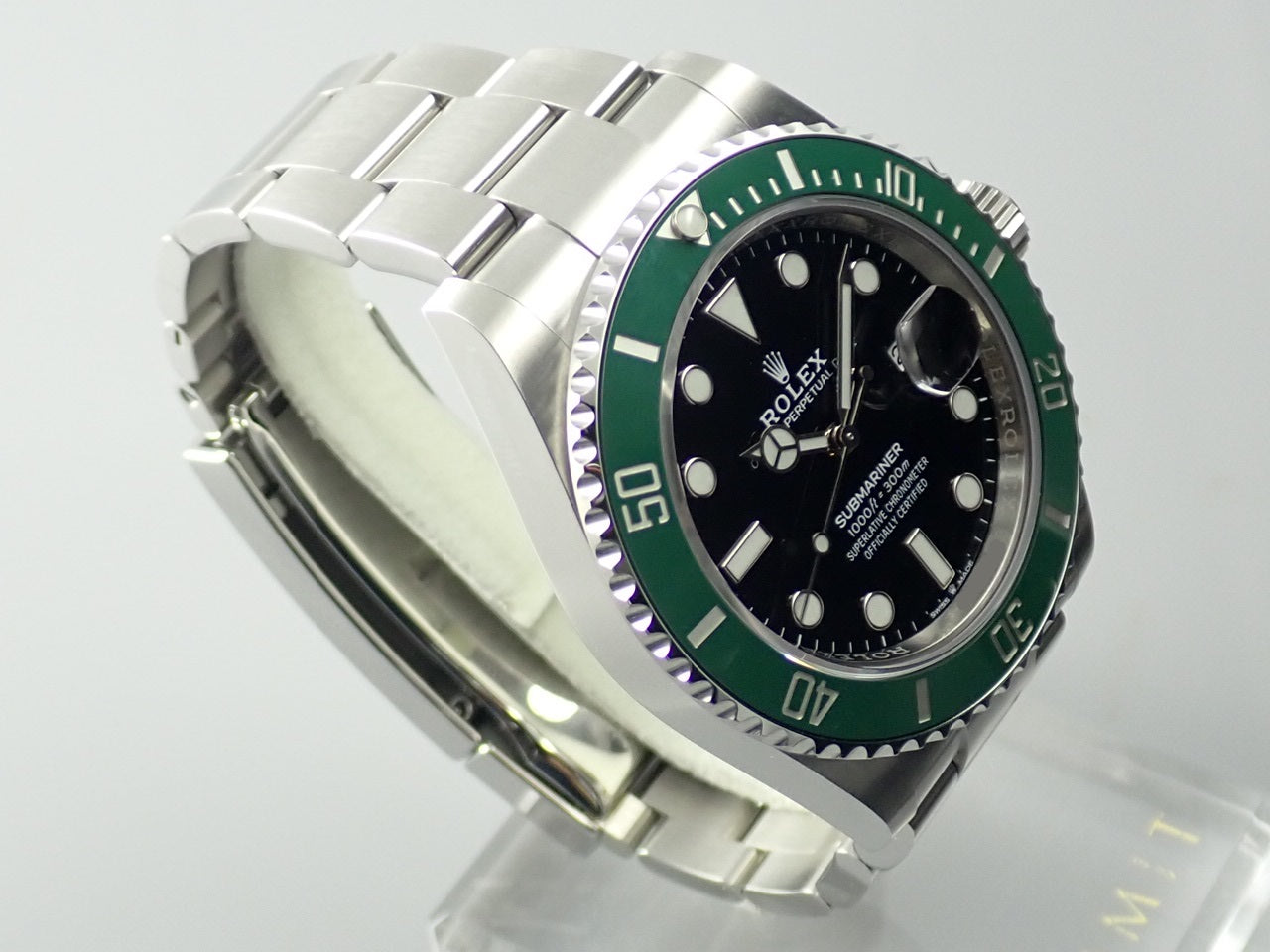 Rolex New Submariner Date Green [Excellent Condition] &lt;New Warranty Card, Box, etc.&gt;