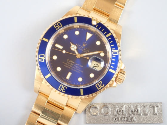 ロレックス サブマリーナー Ref.16618 ブルー文字盤 中古 submariner-50