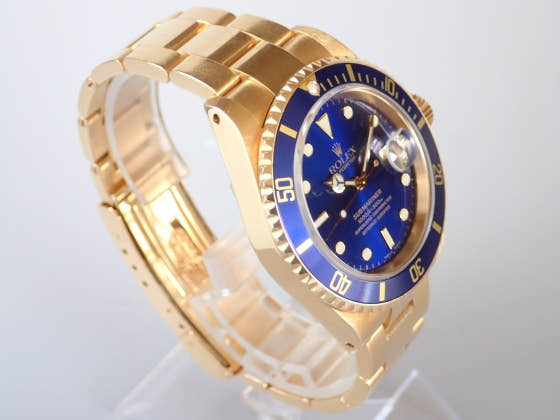 ロレックス サブマリーナー Ref.16618 ブルー文字盤 中古 submariner-50