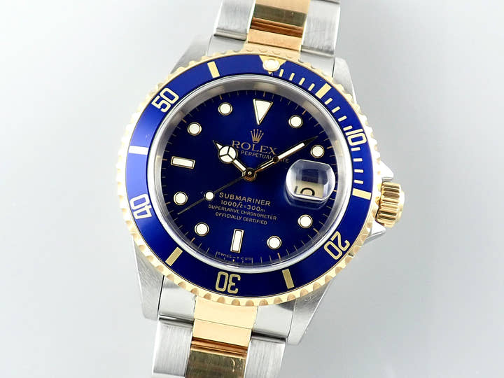 Rolex Submariner Date Ref. 16613 Stainless Steel/Yellow Gold Blue Dial