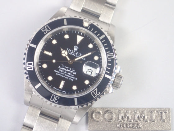 Rolex Submariner Date TIFFANY&amp;Co. E serial Ref.16610