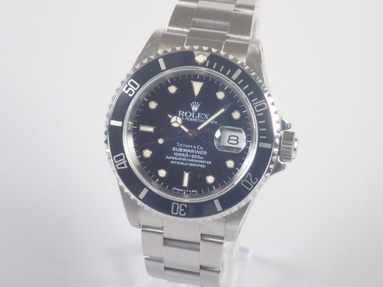 Rolex Submariner Date TIFFANY&amp;Co. E serial Ref.16610