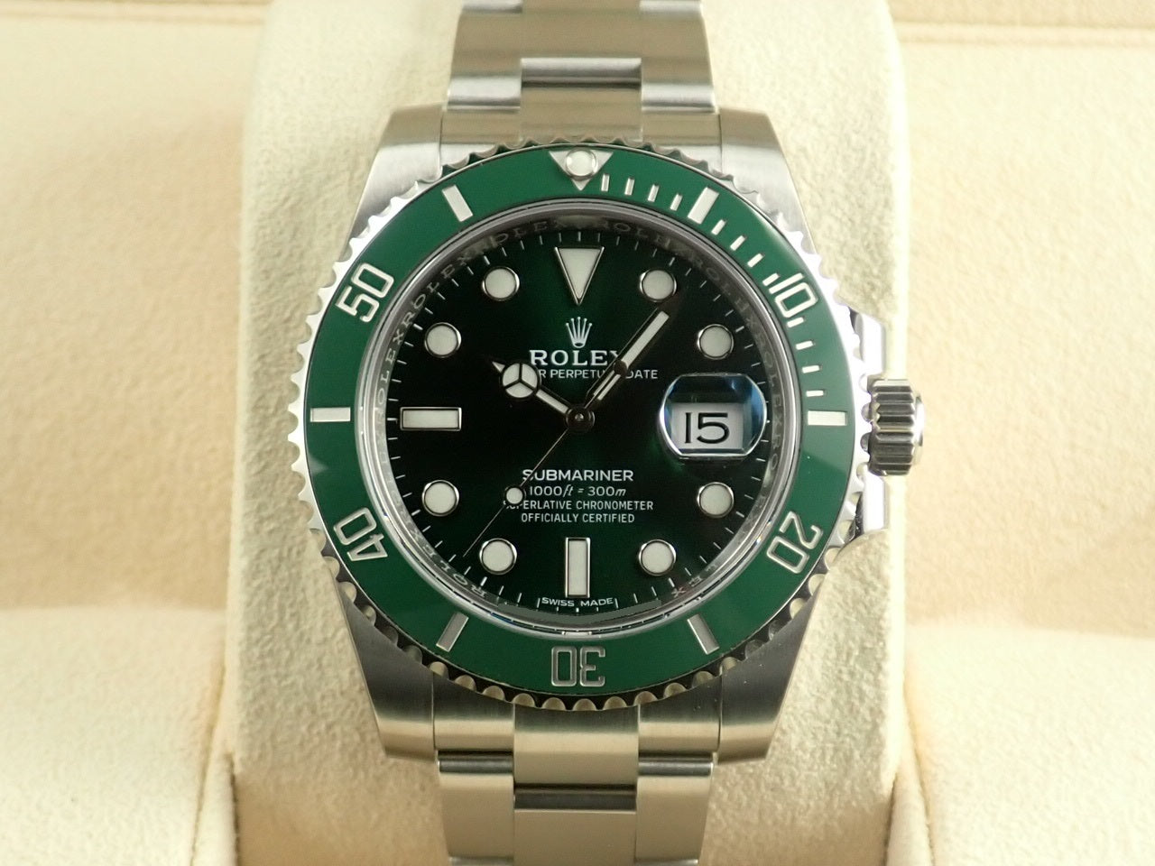 Rolex Submariner Green &lt;New warranty, box, etc.&gt;