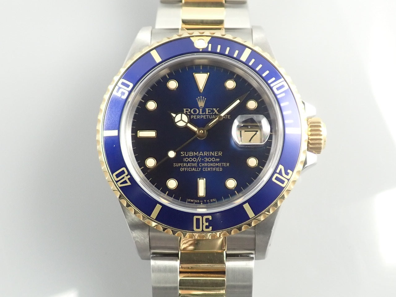 Rolex Submariner combination model blue sub &lt;warranty, box, etc.&gt;