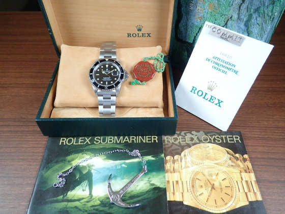 ロレックス サブマリーナー Ref.16610 ブラック文字盤 中古 submariner-55