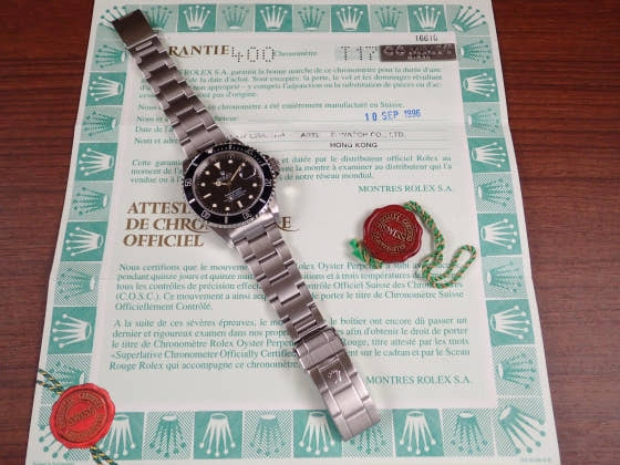 ロレックス サブマリーナー Ref.16610 ブラック文字盤 中古 submariner-55