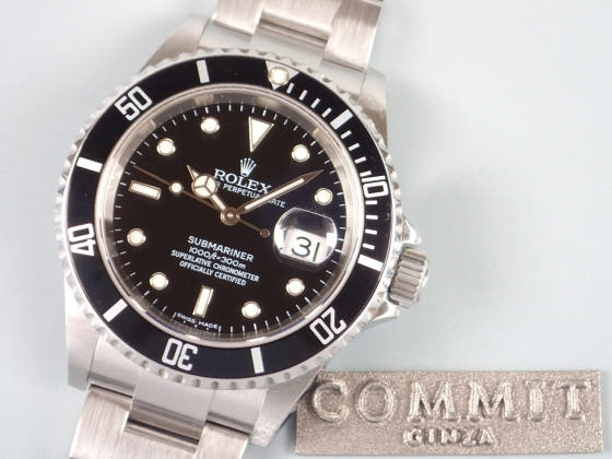 ロレックス サブマリーナー Ref.16610 ブラック文字盤 中古 submariner-56