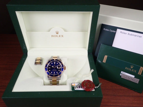 Rolex Submariner combination model blue sub Z serial number Ref.16613