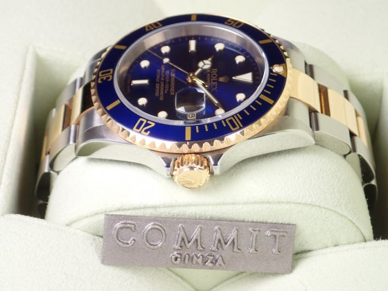 Rolex Submariner combination model blue sub Z serial number Ref.16613