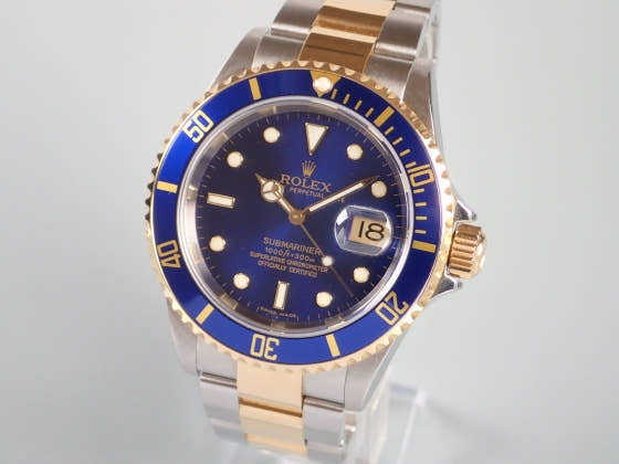ロレックス サブマリーナー Ref.16613 ブルー文字盤 中古 submariner-59