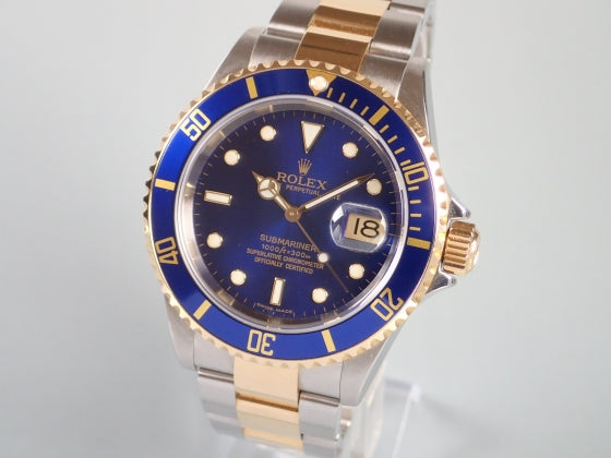 Rolex Submariner combination model blue sub Z serial number Ref.16613