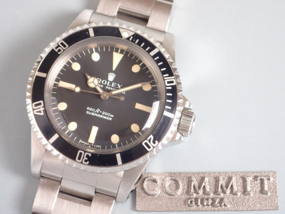 ロレックス サブマリーナー Ref.5513 ブラック文字盤 中古 submariner-5