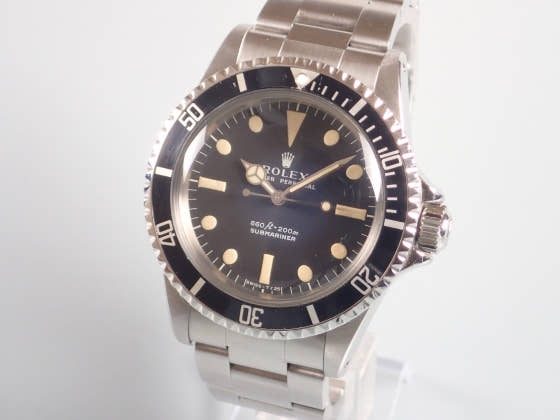 ロレックス サブマリーナー Ref.5513 ブラック文字盤 中古 submariner-5