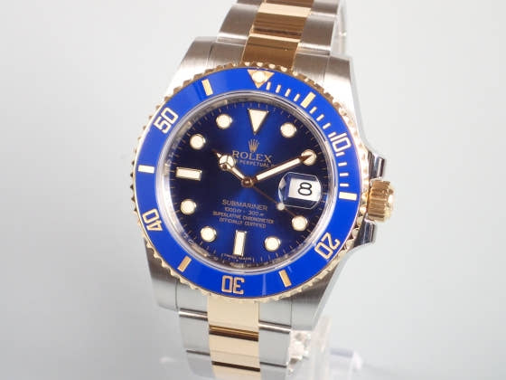 ロレックス サブマリーナー Ref.116613LB ブルー文字盤 中古 submariner-66