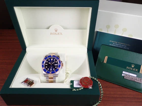 ロレックス サブマリーナー Ref.116613LB ブルー文字盤 中古 submariner-66