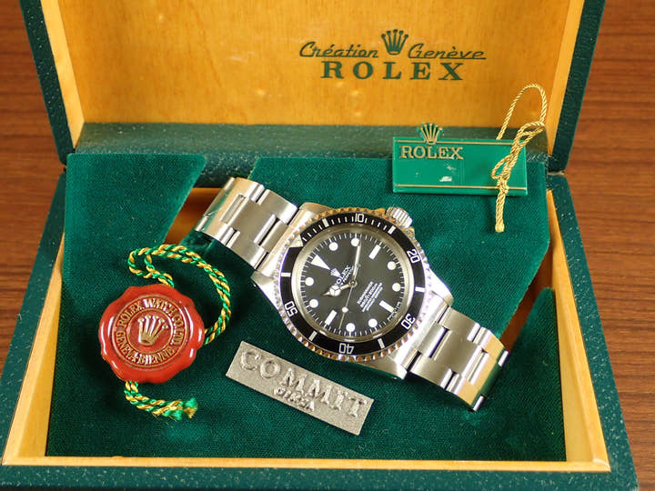 ロレックス サブマリーナー Ref.5512 ブラック文字盤 中古 submariner-68