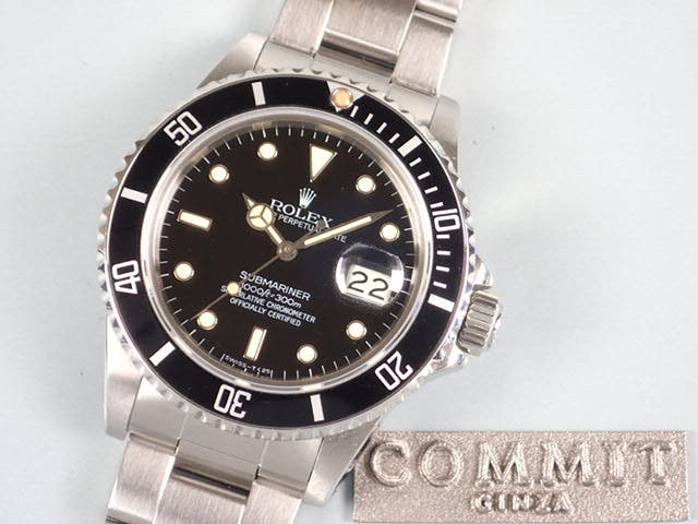 ロレックス サブマリーナー Ref.16800 ブラック文字盤 中古 submariner-69