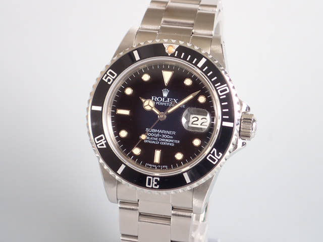 ロレックス サブマリーナー Ref.16800 ブラック文字盤 中古 submariner-69