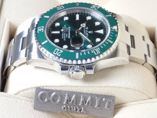 ロレックス サブマリーナー Ref.116610LV グリーン文字盤 中古 submariner-70