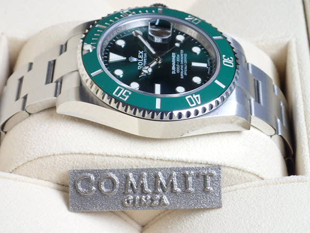 ロレックス サブマリーナー Ref.116610LV グリーン文字盤 中古 submariner-70