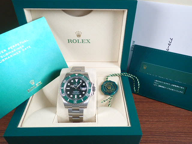ロレックス サブマリーナー Ref.116610LV グリーン文字盤 中古 submariner-70