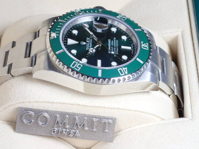 ロレックス サブマリーナー Ref.116610LV グリーン文字盤 未使用 submariner-77